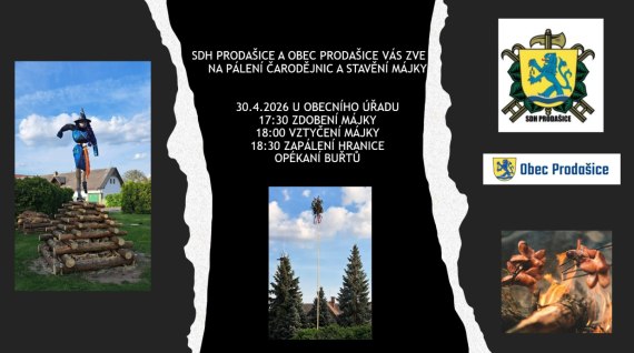 Čarodějnice a stavění májky